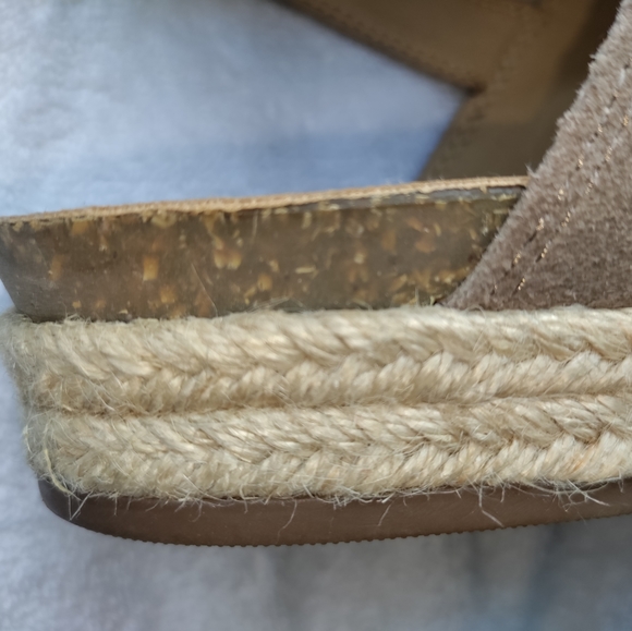 🆕Lucky Brand | Gadine Suede Sandals Size 9 - Picture 6 of 10